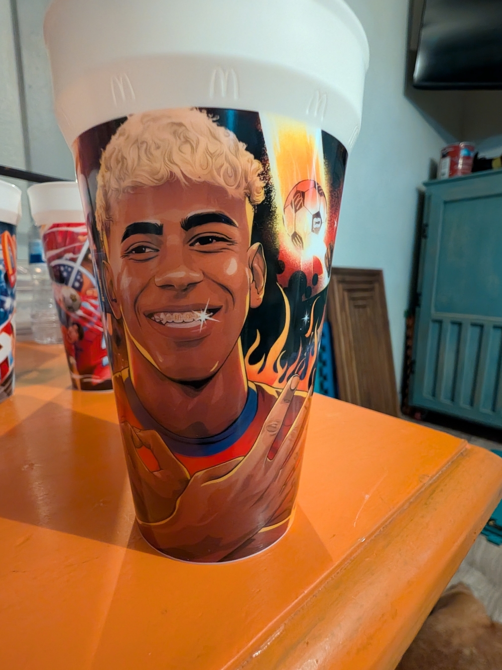 Premier Soccer Player Printed Reusable Cup - Multicolor - Picture 8 of 9